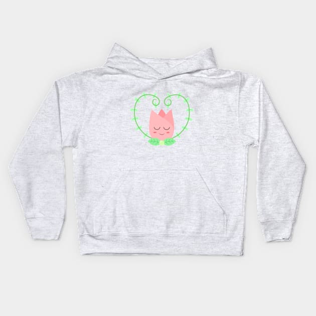 Flower bud Kids Hoodie by KammyBale